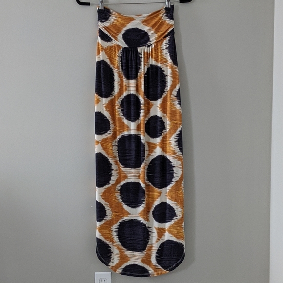 Anthropologie Dresses & Skirts - Maeve Anthropologie Maxi Skirt Geometric Print XS